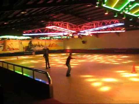 falling at rollerworld in the speed skating.....
