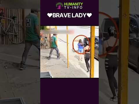 The lady saved a girl 😊 | #shorts #humanity #viral #respect