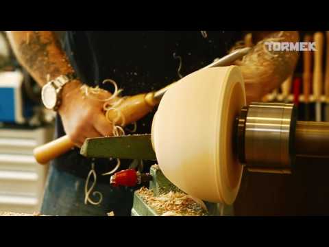 Nick Agar woodturning at Malmsten Furniture Studies – 60 sec ROCK VERSION