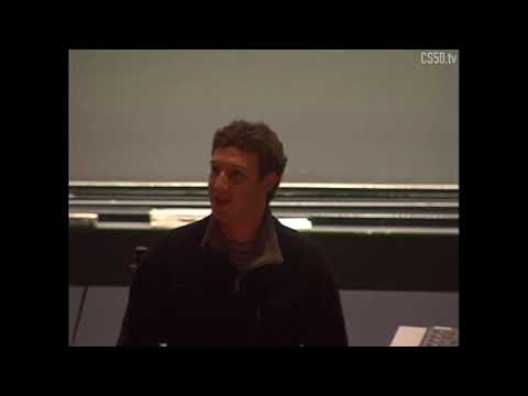 CS50- Lecture by Mark Zuckerberg - 7,December 2005