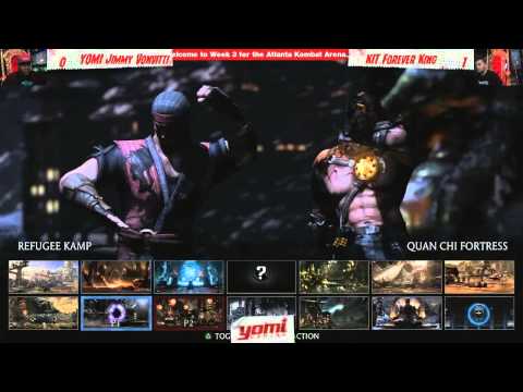 WB Round 3: KIT Forever King (Kano) vs. YOMI Jimmy Vonvitti (Kung Jin/Liu Kang) - MKX; AKA Week 3