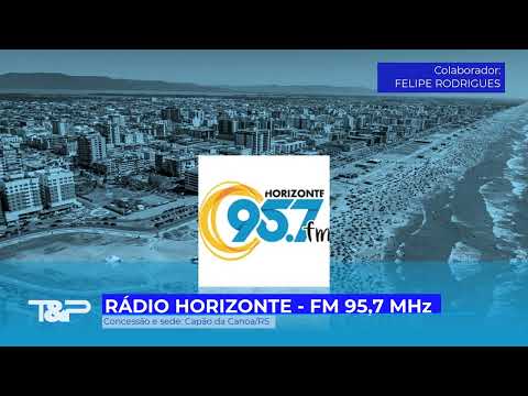 Prefixo - Rádio Horizonte - FM 95,7 MHz - Capão da Canoa/RS