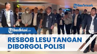TAMPANG LESU RESBOB saat Diciduk Polisi seusai Hina Viking & Suku Sunda, Tertunduk & Tangan Diborgol