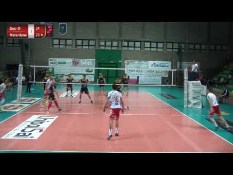 Jonas Kvalen #1 Actions: Materdomini Castellana Grotte - Rinascita Volley Lagonegro