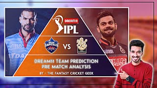 Dream11 IPL: RCB vs DC Dream11 Team, Dream11 Prediction and analysis (EP19) #Dream11 #RCBvDC #DCvRCB