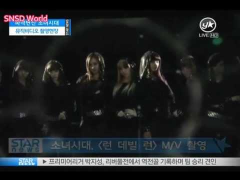 [SNSD World] YTN Star News - Making of Run Devil Run MV.avi