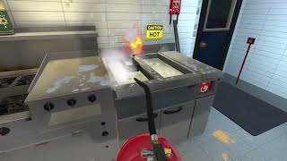 Commercial Kitchen Fryer Fire - Virtual Reality Fire Extinguisher Training