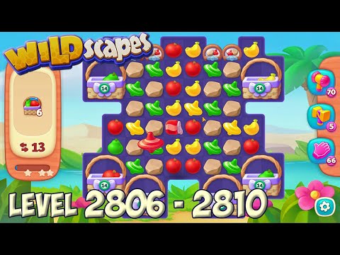 Wildscapes level 2806 - 2810 🐼 Playrix HD
