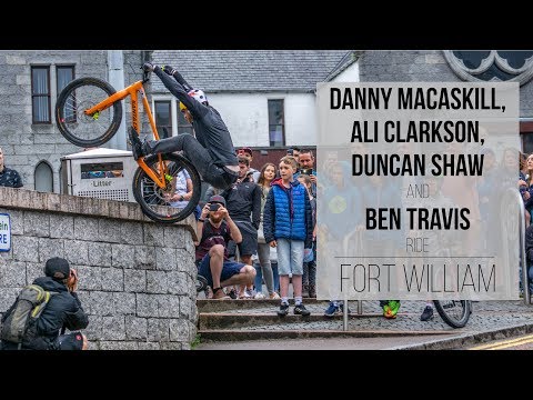 Danny MacAskill, Ali Clarkson, Ben Travis and Duncan Shaw Ride Fort William!
