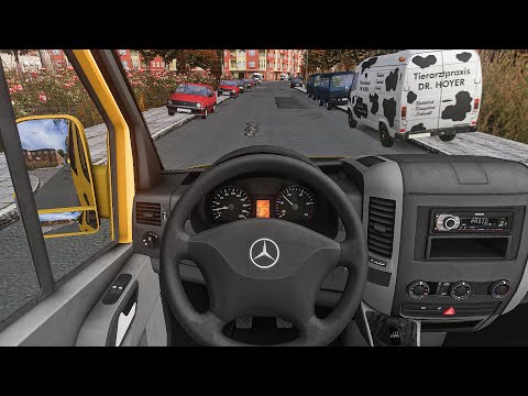 Mercedes-Benz Sprinter W906 | OMSI 2 | Steering Wheel Gameplay