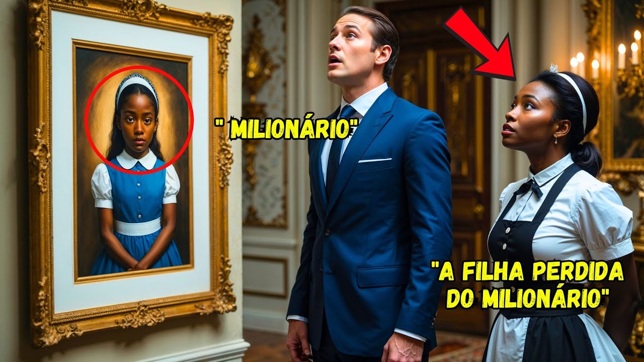 Garçonete Negra Vê Sua Foto de Infância na Casa de um Milionário, FICA CHOCADA ao Descobrir que...