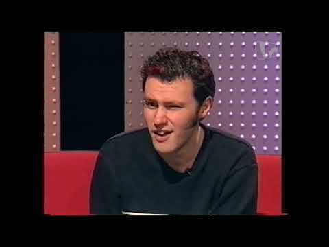 Excerpt from XI Hour with BBC NI announcer/director in-vision as a music reviewer (9th October 2000)