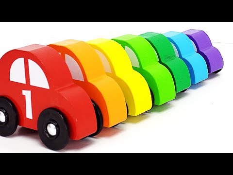 Teach Toddlers Colors and Counting with Sorting Toy Cars! Video