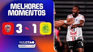 PRIMAVERA 3 X 1 MIRASSOL | MELHORES MOMENTOS | 2ª RODADA | PAULISTÃO CASAS BAHIA 2026