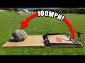 Obliterating 10 Random Items With Our Giant Mousetrap!