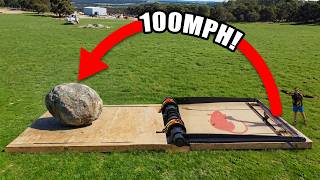 Obliterating 10 Random Items With Our Giant Mousetrap!