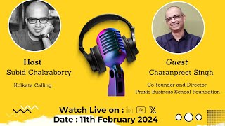 YouTube thumbnail for Hello Kolkata! | Ep. #6 | ft. Charanpreet Singh, Founder - Praxis Business School