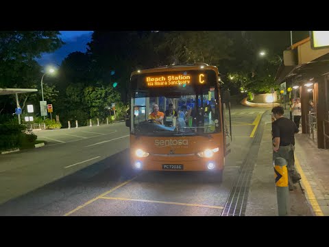 Ônibus Sentosa - Volvo B8RLE (PC7203E) no Sentosa Bus C