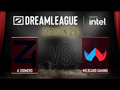 Dota2 - 4 Zoomers vs Wildcard Gaming - DreamLeague Season 26 - CQ - North America