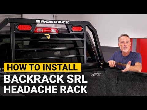 How to Install Backrack SRL Headache Rack on a 2020 Ram 2500