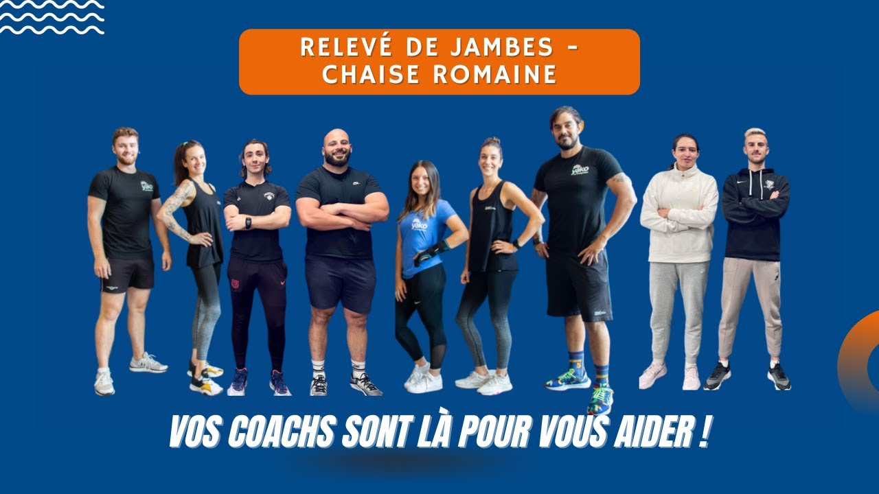 Relevé de jambes - chaise romaine