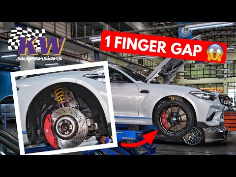 KW V3 COILOVERS INSTALLED ON A BMW M2 COMPETITION