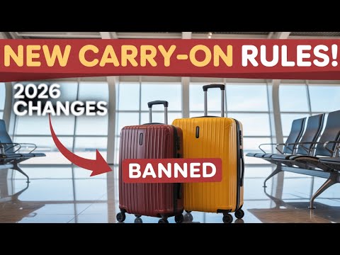 NEW Carry-On Rules for 2026  (Don't Get Caught at TSA)