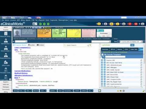 How to Edit Templates in eClinicalWorks