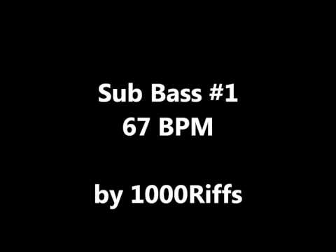 Sub Bass Kick Drum #1 : 67 BPM - Beats Per Minute