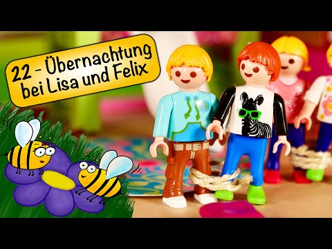 PLAYMOBIL® Familie Biene - Folge 22 - Übernachtung bei Lisa & Felix