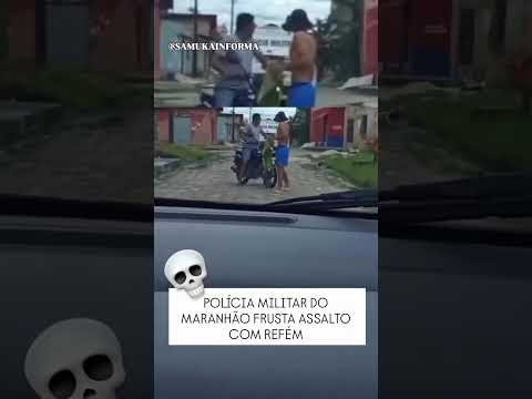 A Polícia Militar do Maranhão frustrou um assalto com refém em Boa Vista do Gurupi. Um foi preso.