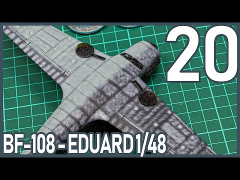 Painting the camouflage - ep.20 - 1/48 Messerschmitt Bf-108 Taifun build