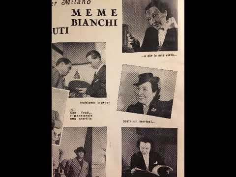 Meme Bianchi, Der Wind hat mir ein Lied erzählt (Nel ciel), Tango- Habanera, Milano, 1938