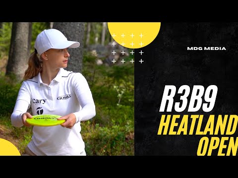 2022 PDGA Euro Tour #4 - Heatland Open | R3B9 Lead Card | Björlycke, Lennartsson, Steen, Jansson