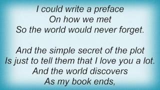 Ella Fitzgerald - I Could Write A Book Lyrics