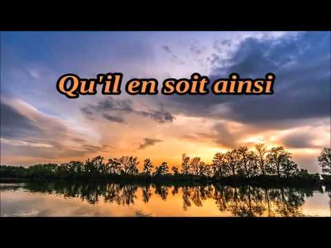 Qu'il en soit ainsi