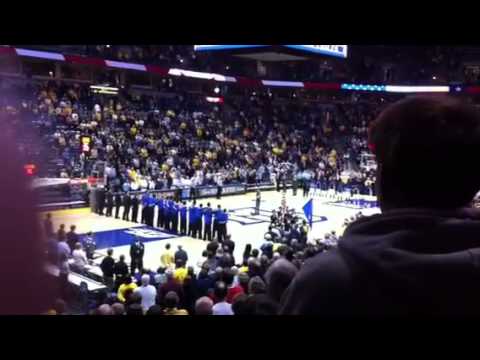 Amileigha Blue sings National Anthem @ Marquette game