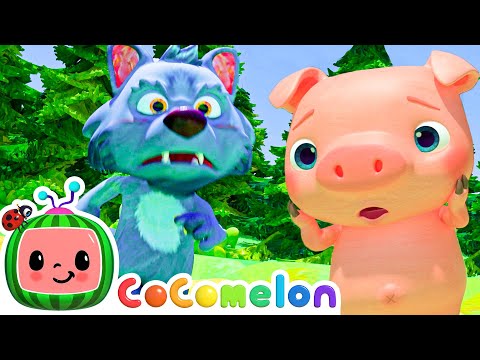 Three Little Pigs VS Big Wolf | Animal Baby Songs | FUN CoComelon Nursery Rhymes & Kids Songs