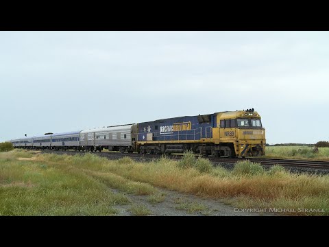 JBRE 7MA8 "The Overland" Passenger Train - PoathTV Australian Railways