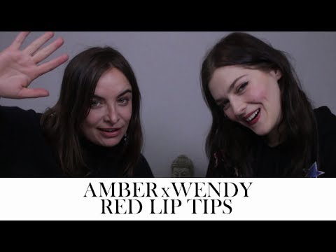 Get the perfect red lip with Amber Anderson // Wendy Rowe