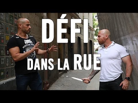 GregMMA : DÉFI CONTRE COUTEAU DANS LA RUE ! avec ATON