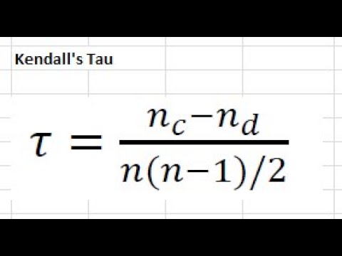 Kendall's Tau Explained