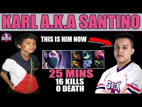NEW MID LANER OF GEEKFAM "KARL" (A.K.A SANTINO) - TEMPLAR ASSASSIN - WHO IS THIS GUY? - DOTA 2