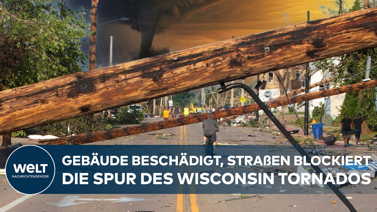TORNADO IN WISCONSIN: Schwere Verwüstung in Menasha und Appleton – Tausende Haushalte ohne Strom
