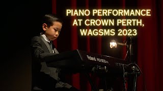 Jeffrey's Piano Performance at Crown Perth, WAGSMS 2023