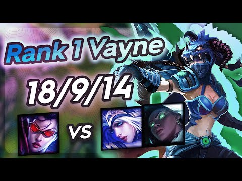 Vayne Vs Ashe Senna - ADC Gameplay
