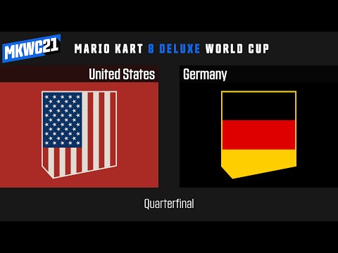 Mario Kart World Cup 2021 | MK8D Bracket Stage Quarterfinals Best of 3 | United States vs. Germany