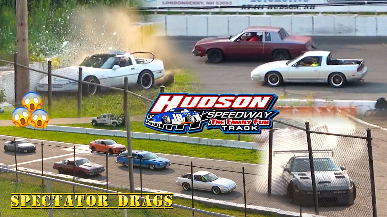 Hudson Speedway Spectator Drags & Multi Lap Street Car Race