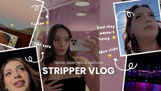 Stripper Vlog | Travel dancing ALONE, auditions and working a shift 🤭