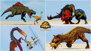 ALL 107 MODDED DINOSAUR SPECIES , REPTILES AND PREHISTORIC ANIMALS - Jurassic World Evolution 2
